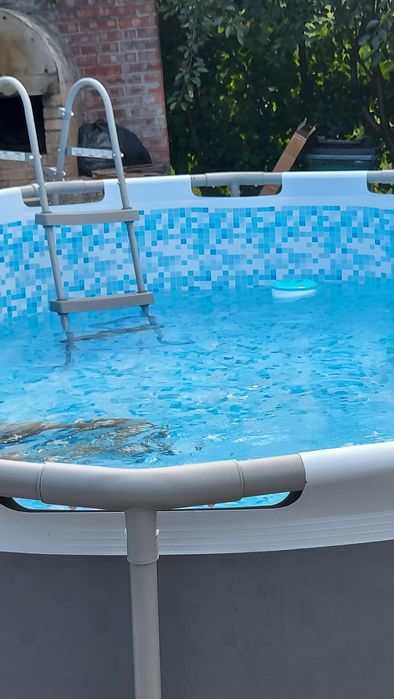 Piscina ovala cadru metalic Bestway 4.27 x 2.50 x 1