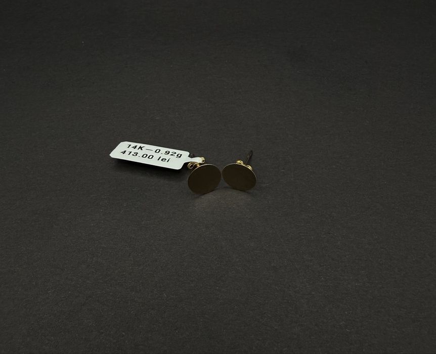 Bijuteria Royal cercei aur 14k 0.92 gr