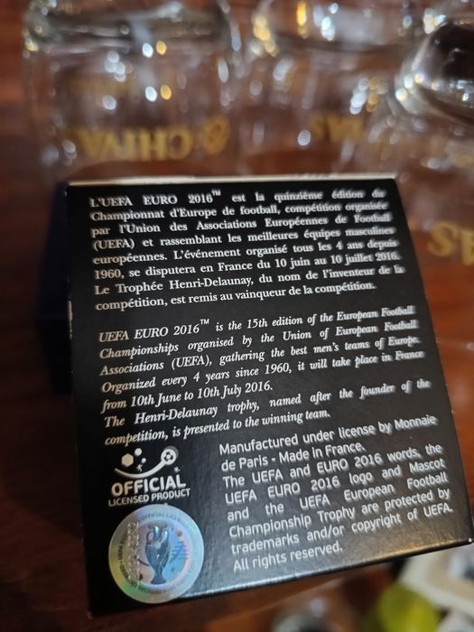 Сребърна монета от Мондиал 2016