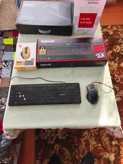 Продам игровые клавиатуры и мышки