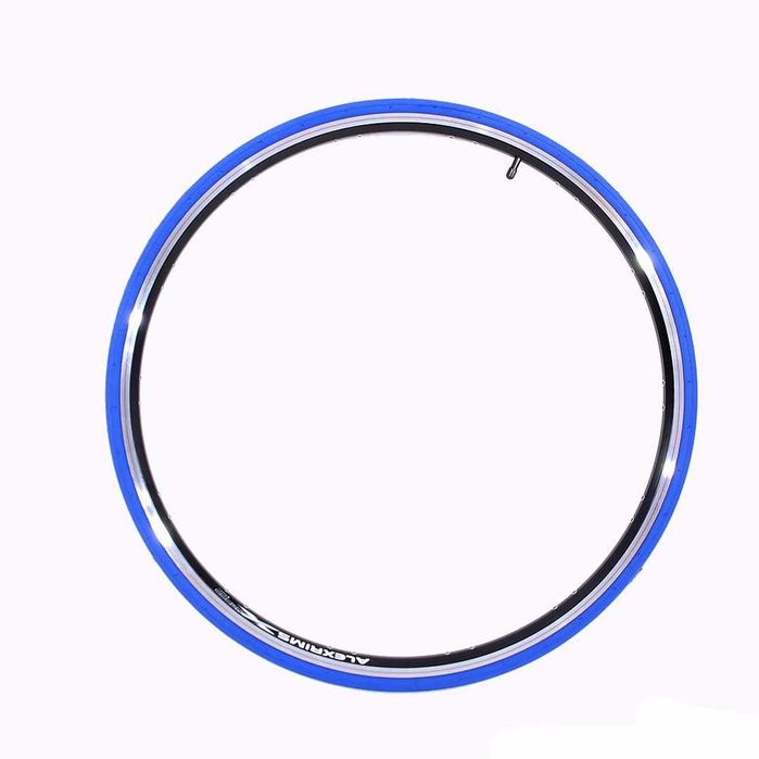 Външна гума за шосеен велосипед VELO SLICK (700 x 23C) - Червена, Синя