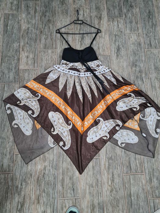 Rochie de vara/plaja din satin mărimea S/M