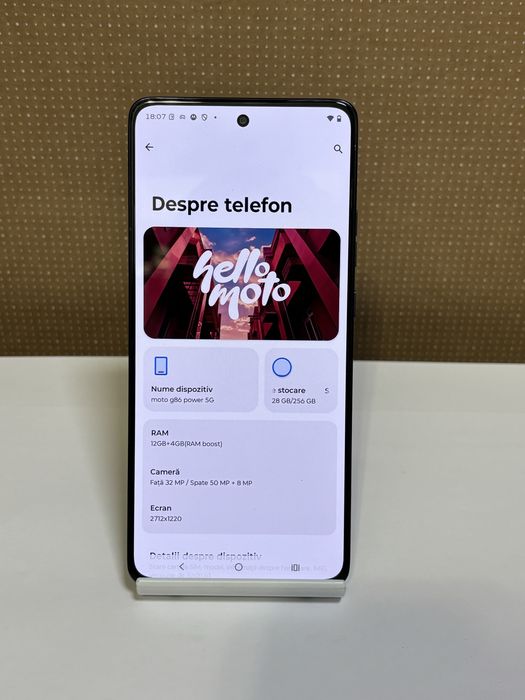 MDM vinde: Motorola Moto G86 Power, 256GB, Pantone Spellbound.