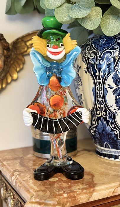 Statueta bust bronz , ceramica, Murano