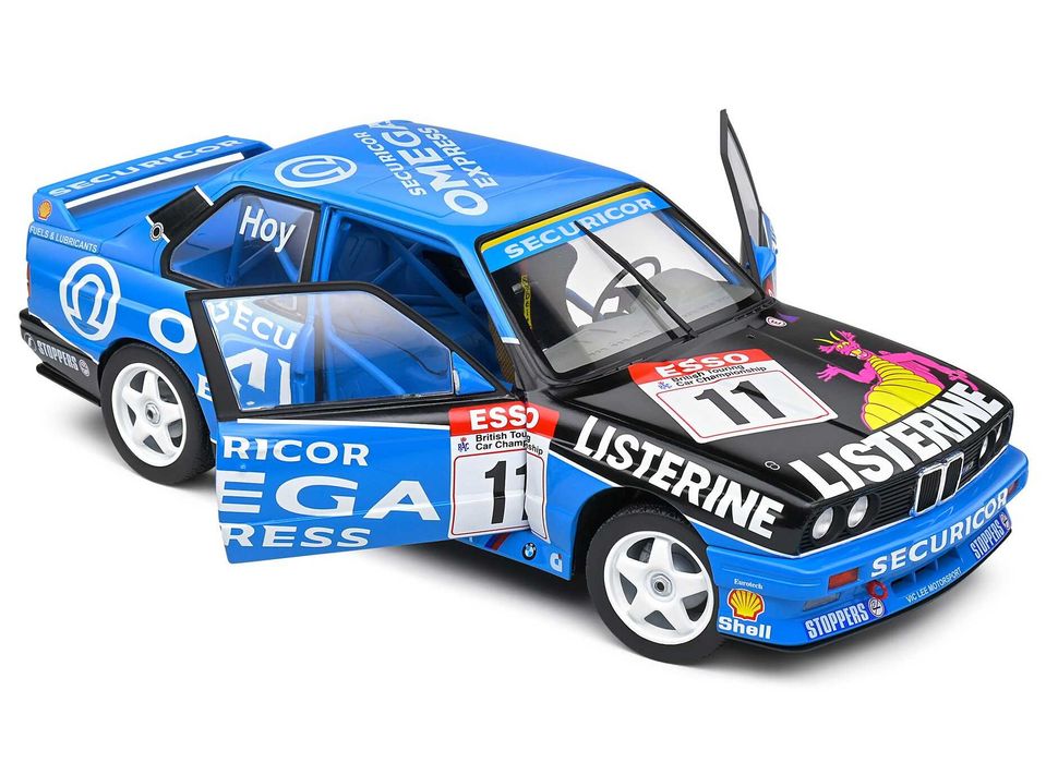 1991 BMW E30 M3 Blue #1 W.Hoy BTCC 1:18 Solido