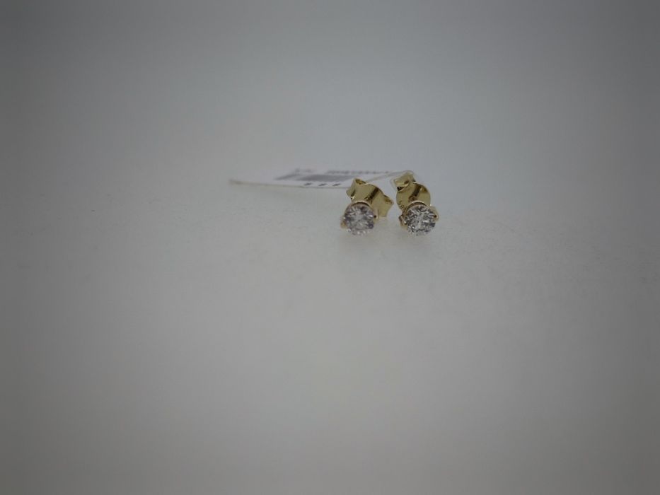 Cercei Solitaire diamante naturale 0.25ct F SI (r)