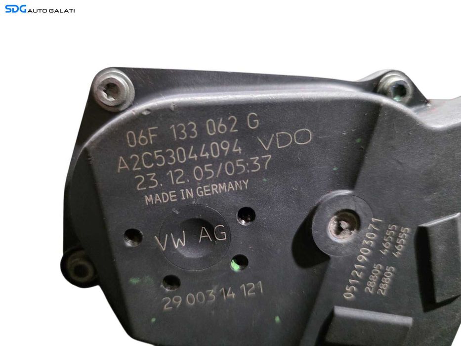 Clapeta de Acceleratie Seat Toledo 3 1.8 TFSI BYT BZB 2005 - 2009 Cod 06F133062G [D0471]
