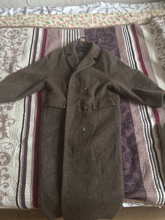 Пальто коричневое