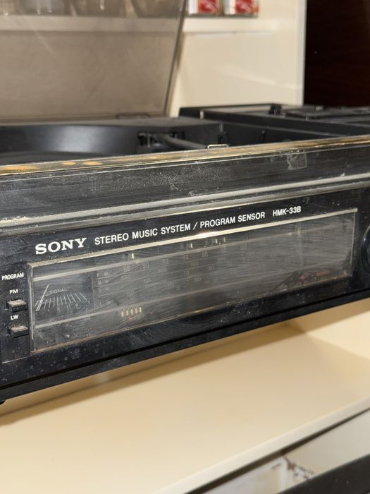 Ретро стерео система Sony HMK-33B – Грамофон, Касетофон, Радио