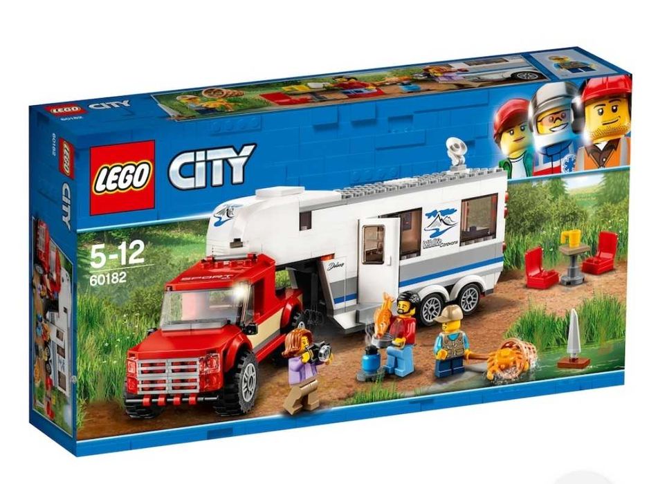 LEGO® City Great Vehicles - Camioneta si rulota 60182