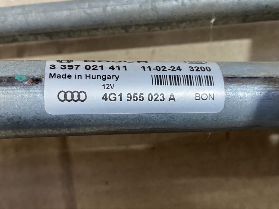 Ansamblu stergatoare / Motoras Audi A6 4G / A7 : 4G1955023A 4G0955119