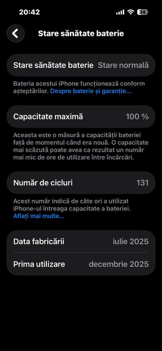 Vand Iphone 16 ca nou