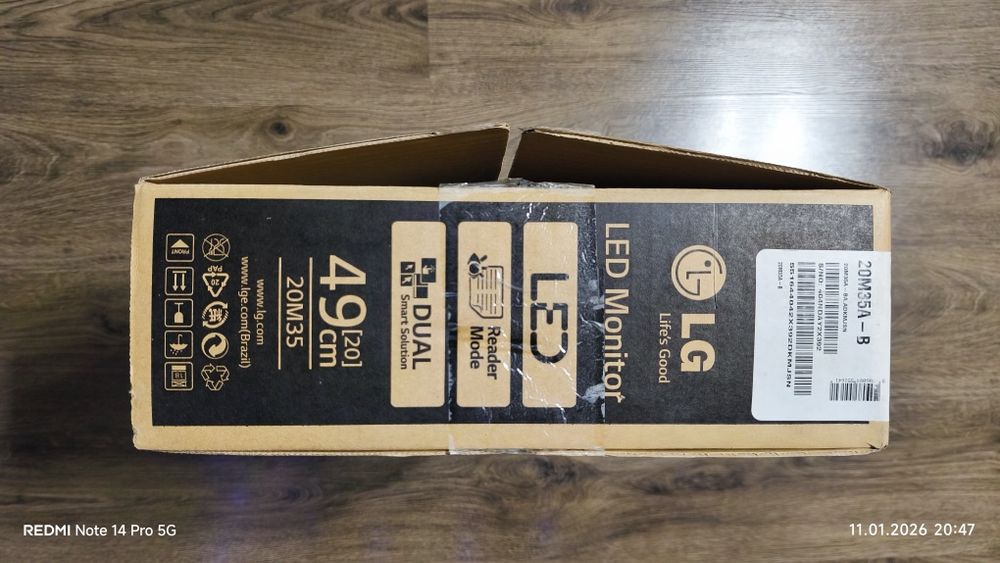 Монитор LG 20" новый