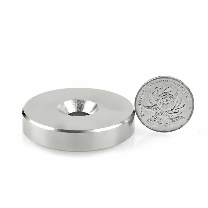Неодимов магнит 50x10mm с отвор 8мм МАГНИТ неодимов N52, magnit