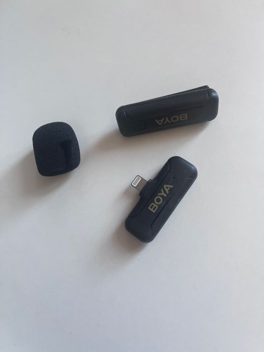 Петличка boya, 2 шт, микрофон