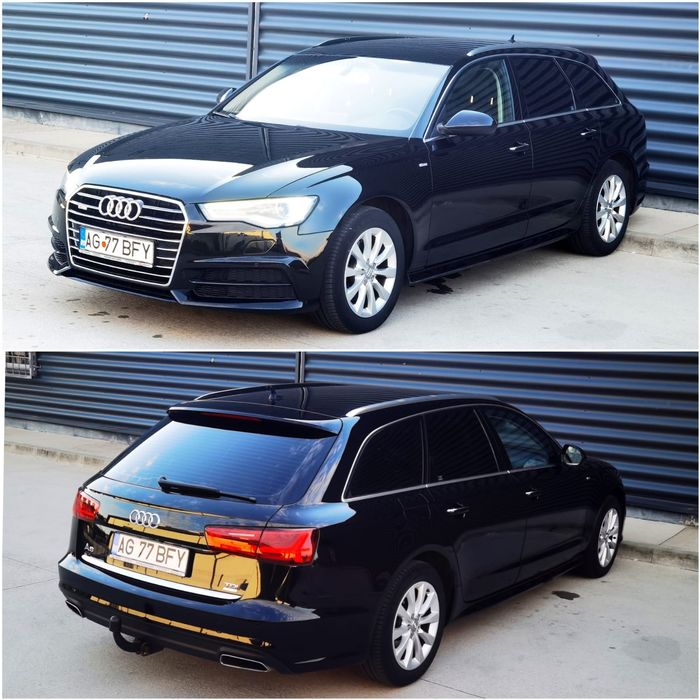 Audi A6 S-Line Ultra NAVI Scaune PIELE Memorii 2XJante Alu 2.0tdi 190CP Eu06 Carte Service  Variante