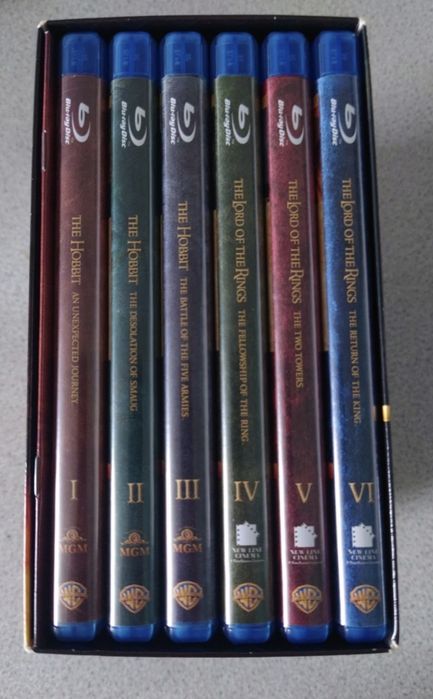 The Hobbit + The Lord of The Rings: Extended Trilogies (30 - Disc Set) (Bluray)