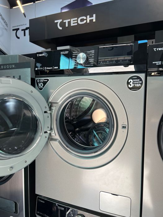 Kir yuvish mashinasi 7TECH 8kg/Inverter Direct Drive/Yangi (Kafolatli)