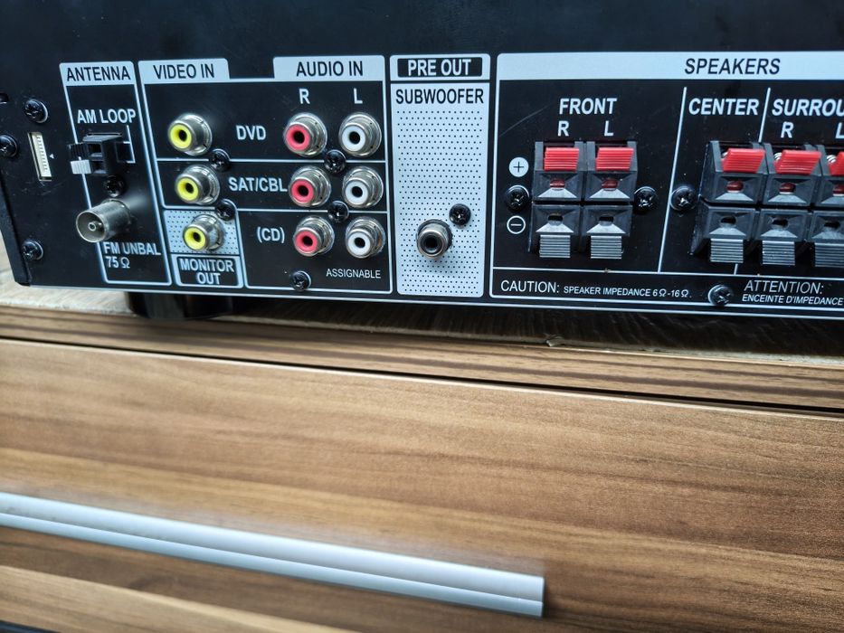 5.1 канален ресивър PIONEER vsx-330 Usb 4K HDMI (ARC)