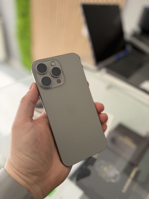 **ATS GSM**iPhone 15 Pro Max 256Gb Natural/Baterie99%/Grad A/Fact+Gar