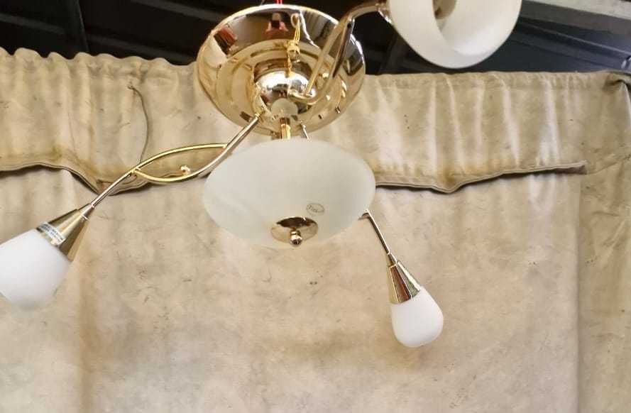 Люстры 1-4 рожковые, новые