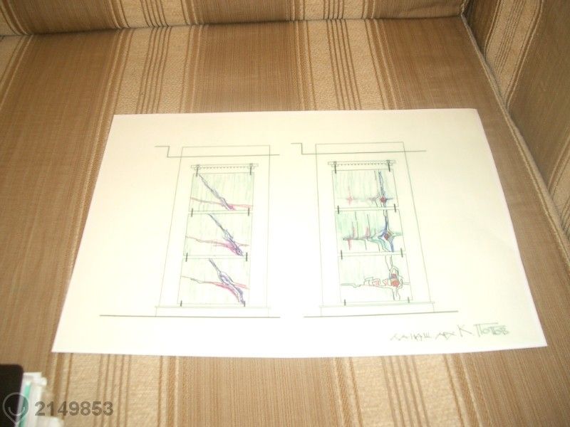 Декоративни печени стъкла за воден ефект