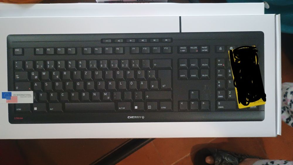 Клавиатура и мишка Cherry stream