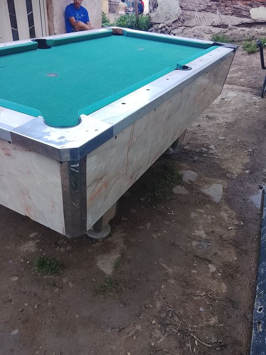 MASA DE BILIARD cu placa din ardezie aprox 2X1 m