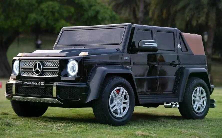 Masinuta electrica pentru 2 copii Mercedes G650 Maybach XXL 24V 14Ah