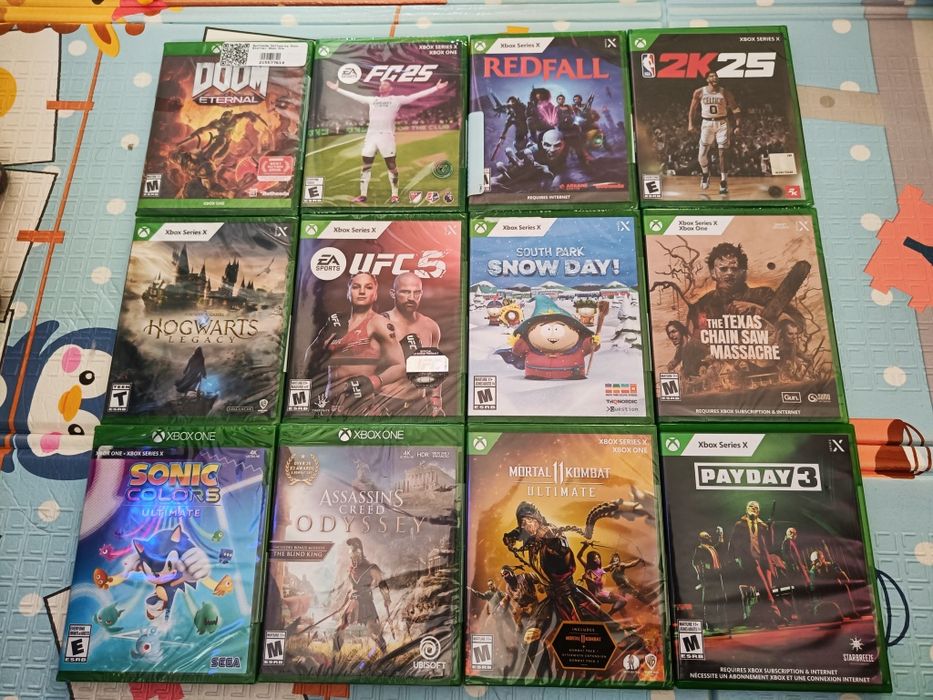 Xbox one и series x игры на дисках