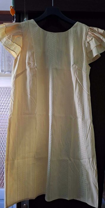 Rochie midi galbena