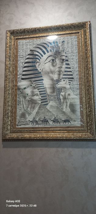 Картины-Египет папирус серебро