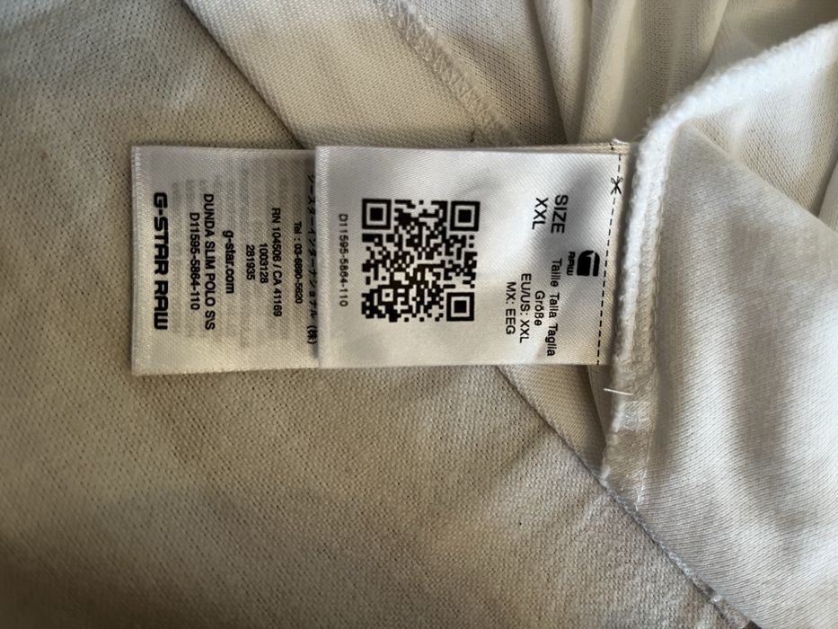 Tricou Polo G-STAR RAW original bumbac pique nou