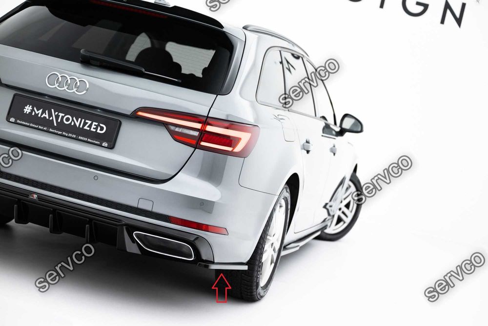 Prelungire bara spate Audi A4 S-Line S4 Sedan Avant B9 15-19 v38