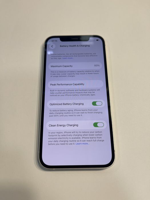 iPhone 12 ALB/ Battery 93%