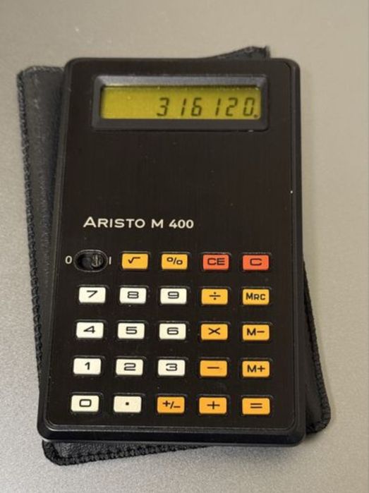 Calculator birou Aristo m400 japan din metal led lcd