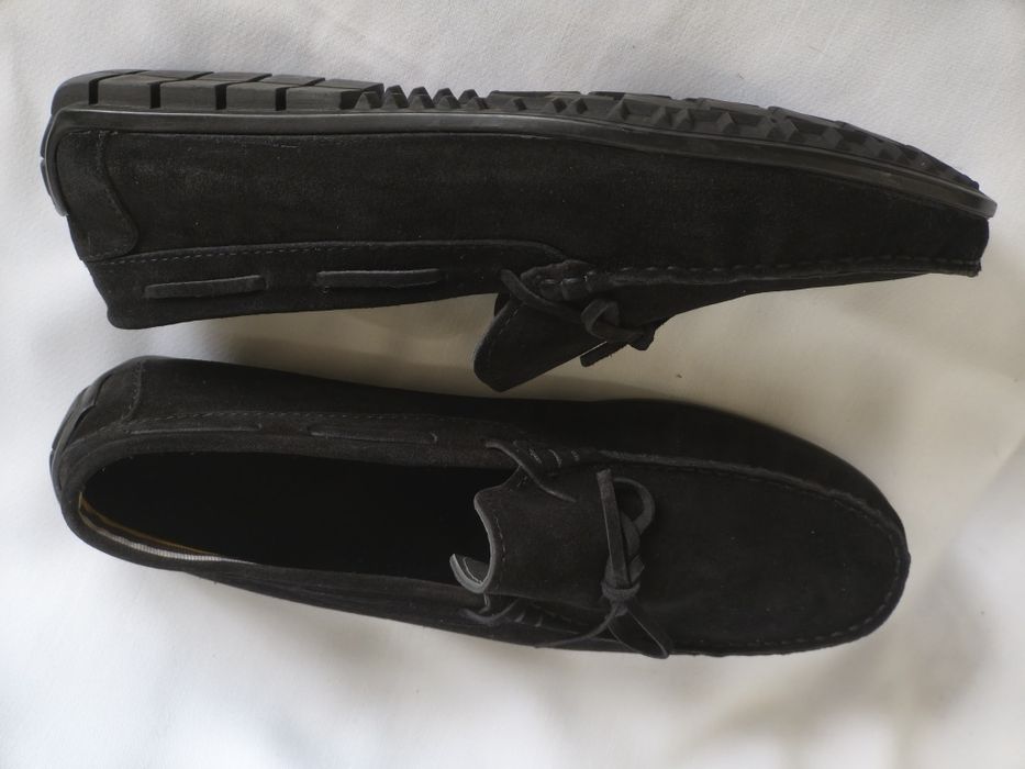 Мъжки мокасини, естествен велур, номер 45