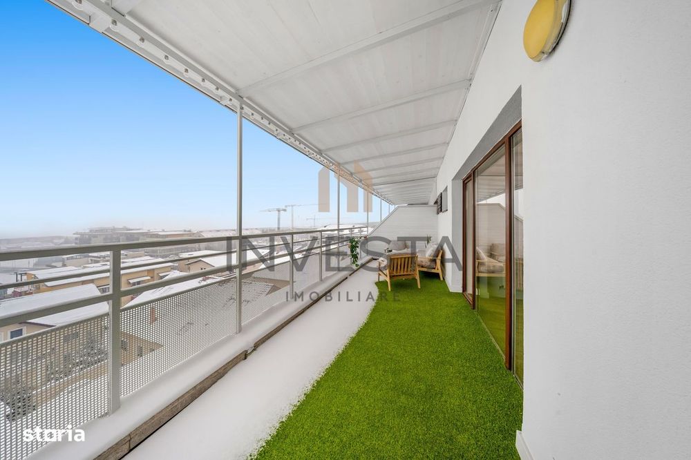 Penthouse de lux pe 2 nivele cu 4 terase in Buna Ziua!