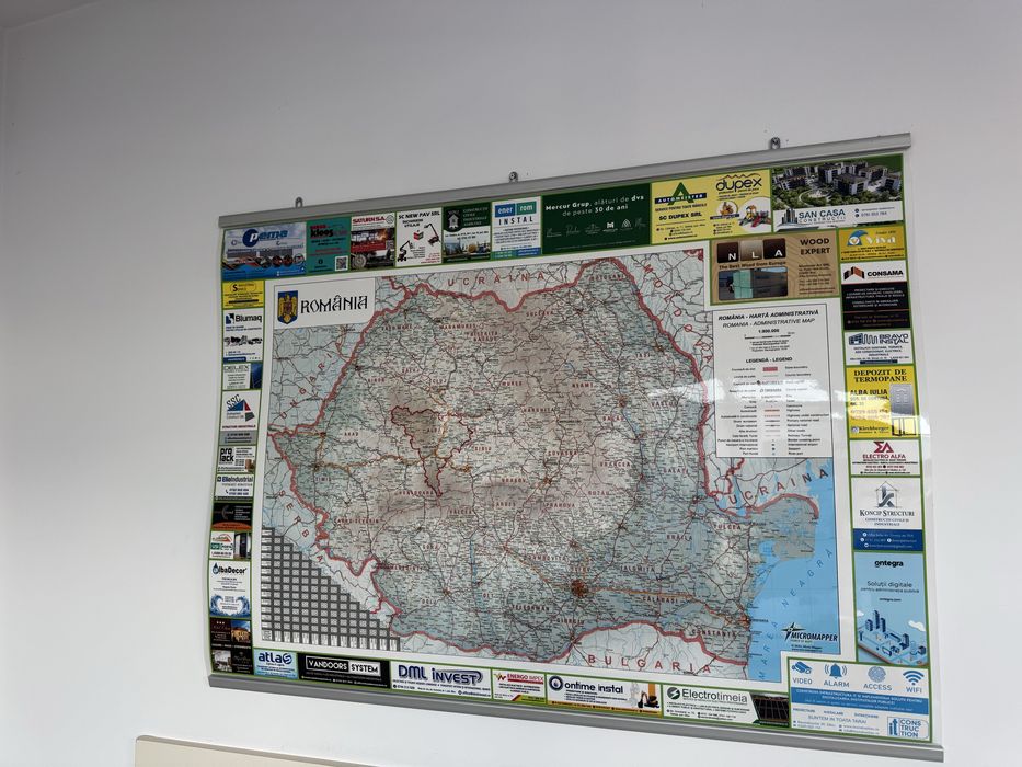 Harta Administrativa a Romaniei