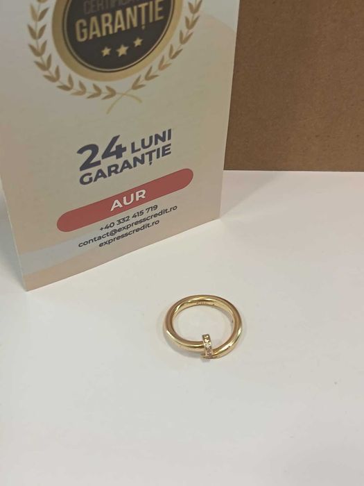 (AG41) Inel aur, 14k b51413.5 Certificat de garantie