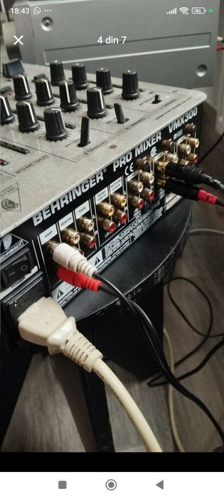 Boxe Blue Tech 3 căi 150w + amplificator și mixer