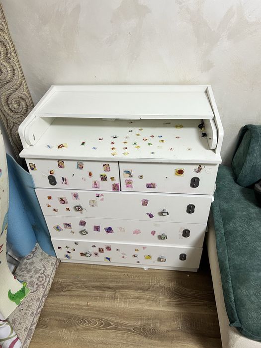 Детский комод с пеленальным столиком