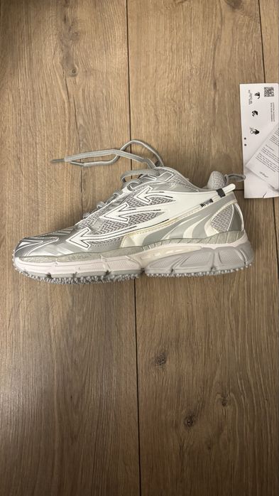 OFF-WHITE Be Right Back Gray Silver (НОВЫЕ)