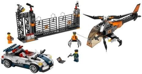 LEGO 8634 Agents Преследване с турбокола Agents Turbocar Chase Lego City Lego Police Agents