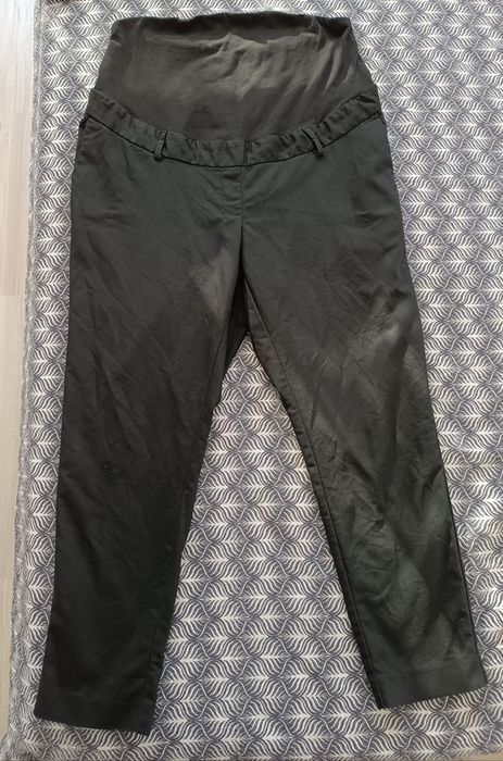 Черни елегантни панталони за бременни H&M Mama, размер XL