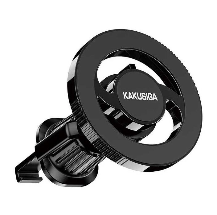 Suport Auto MagSafe, montaj Ventilatie, 360°, Magnetic Ring, PullClip