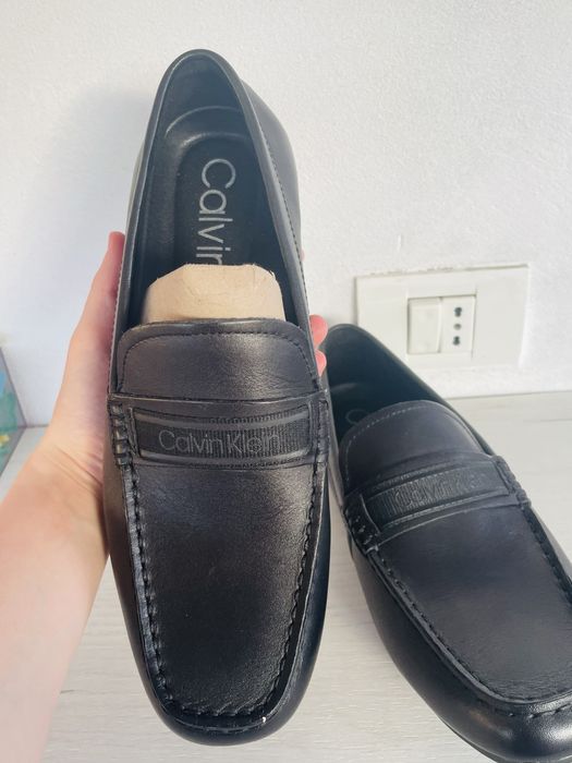 Mocasini din piele naturala