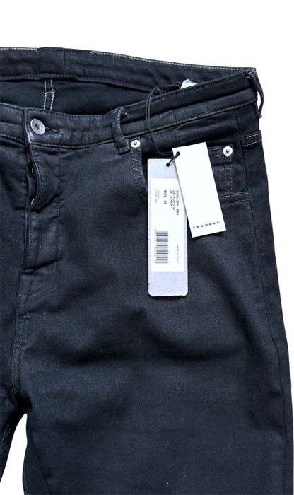 Jeanși DRKSHDW Rick Owens Detroit Cut- 34-36 - denim elastic.