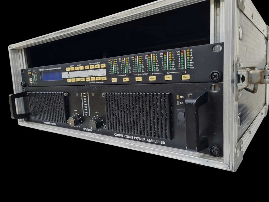 Lab.gruppen fP 6400 + Dynacord DSP 260 + case + pdu + cabluri