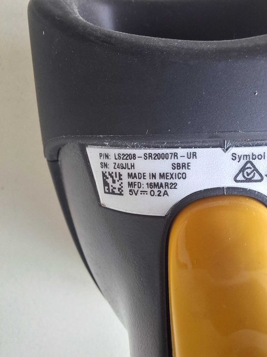 Symbol LS2208 USB 1D laser barcode scanner POS retail